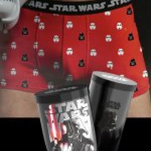 48533 BOXER  ROJO STARS WARS BOTE REGALO ADMAS