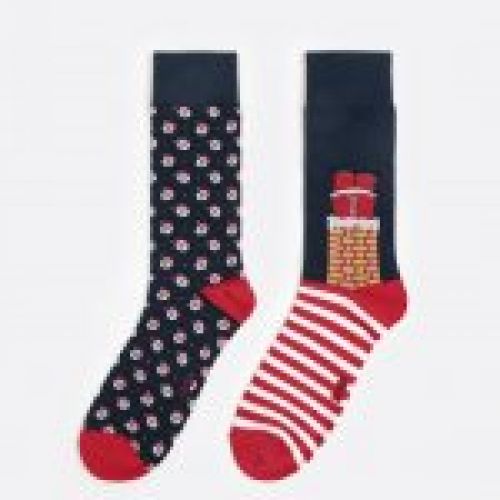 21410 CAJA REGALO CRISTHMAS CALCETINES HOMBRE 2 PARES ADMAS