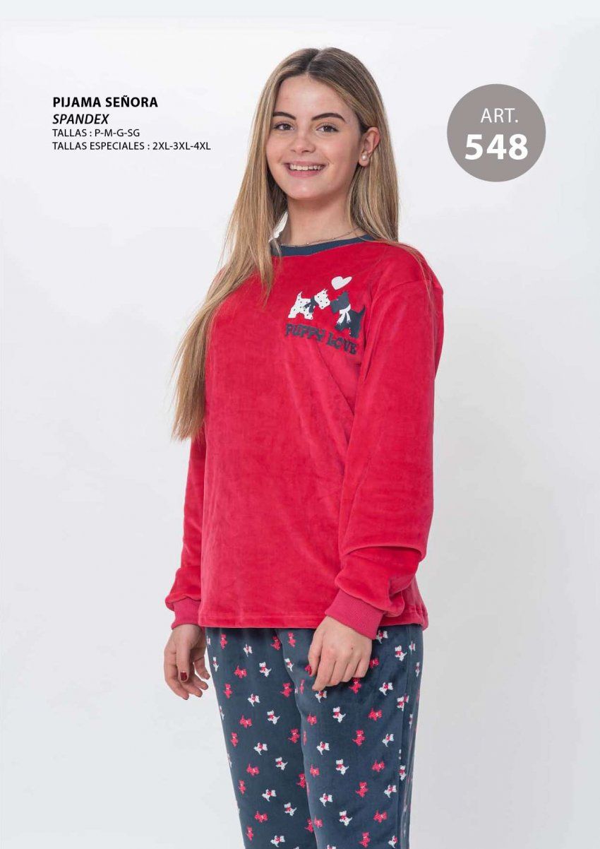 KN 548 PIJAMA SEÑORA SPANDEX KINANIT