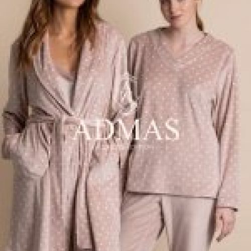 62651 PIJAMA MUJER VELVET ADMAS CLASSIC