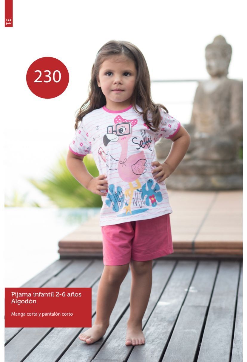 KN 230 PIJAMA NIÑA VERANO 2 A 6 KINANIT