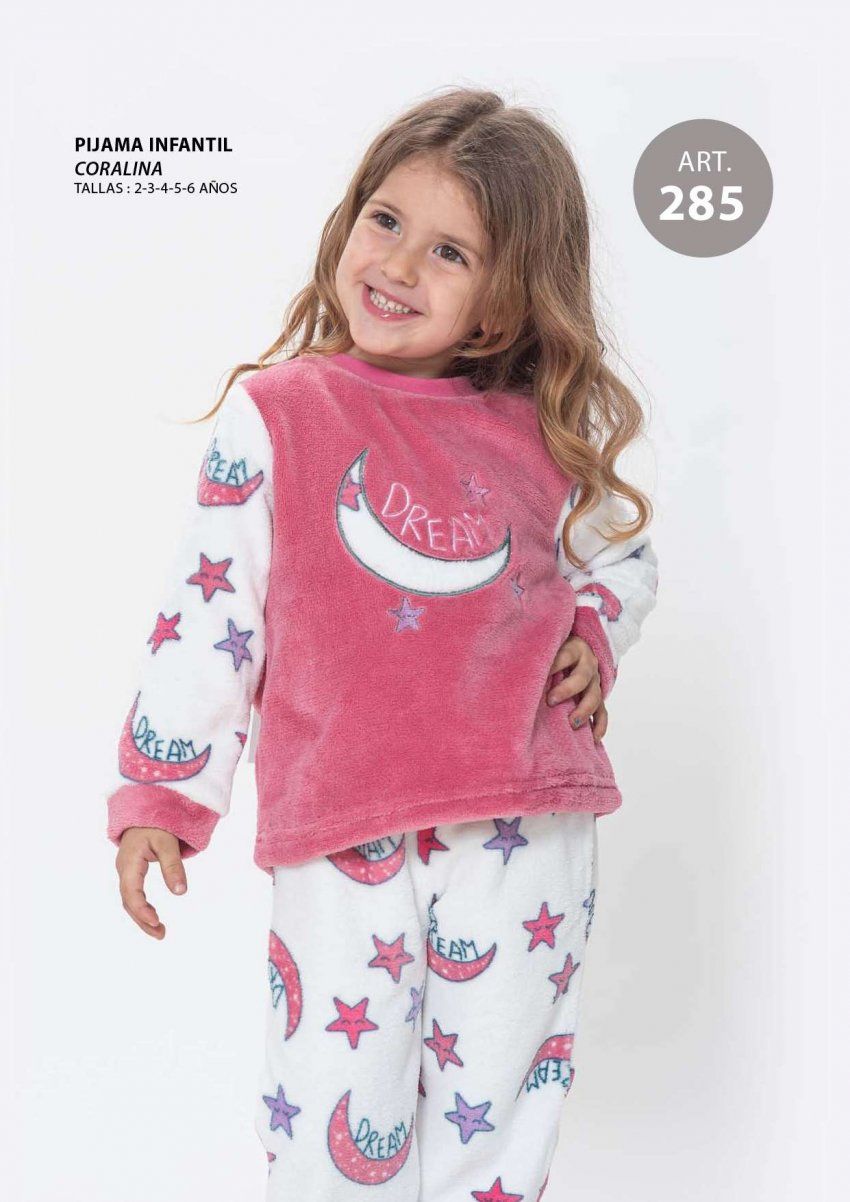 KN 285 PIJAMA NIÑA CORALINA