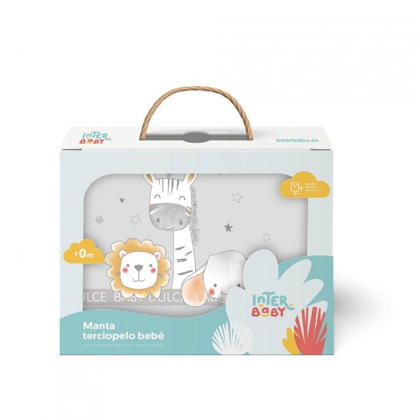 963 MANTA CUNA JUNGLA INTERBABY  110X140