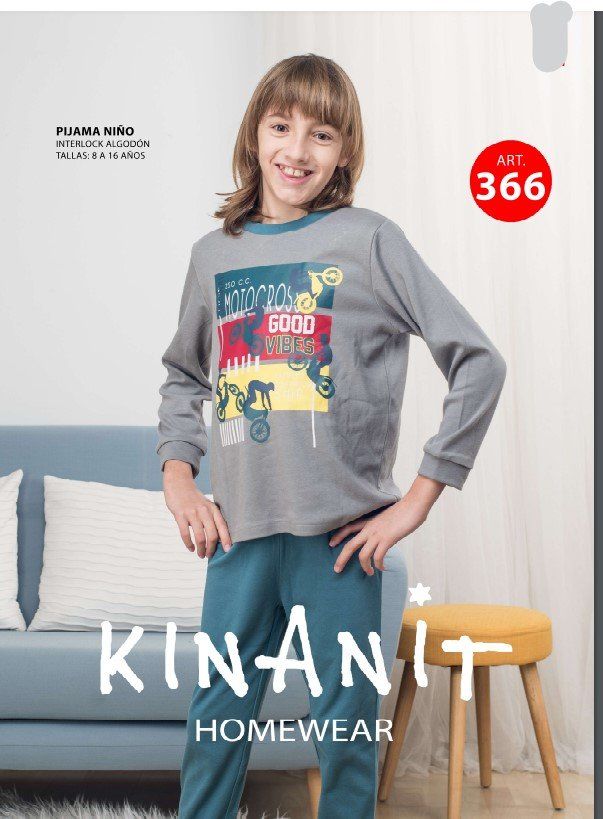 KN 366 PIJAMA INTERLOCK NIÑO