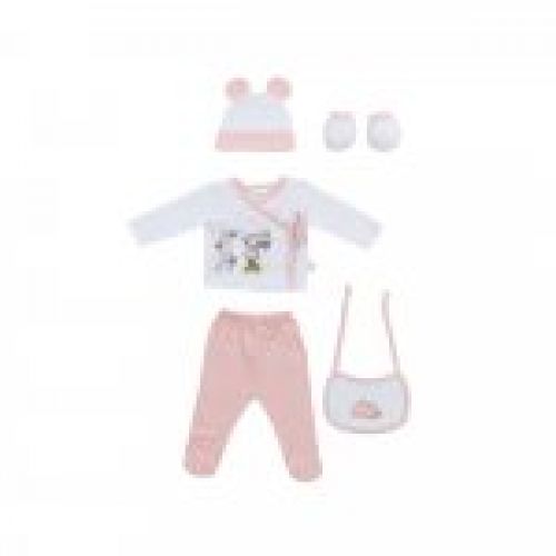 MK028 CONJUNTO INFANTIL 5 PIEZAS MICKEY / MN028 MINNIE INTERBABY