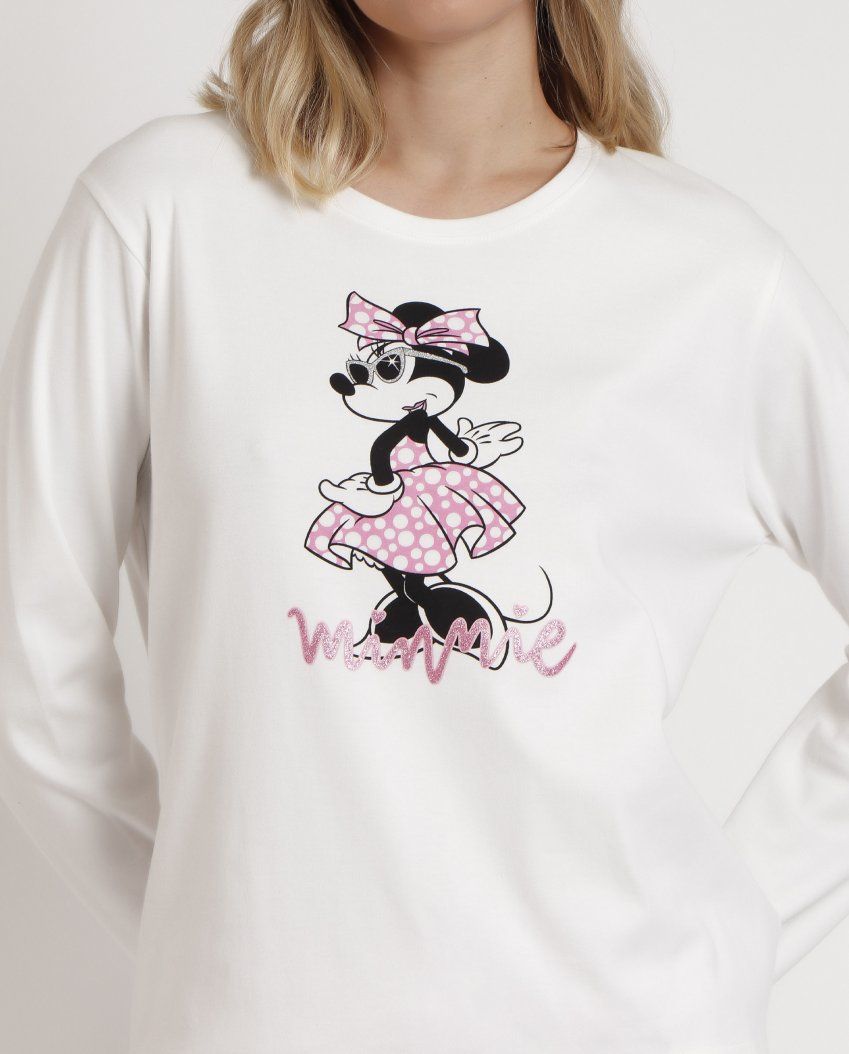 62274 PIJAMA SEÑORA MICKEY 100% ALGODON DISNEY ADMAS