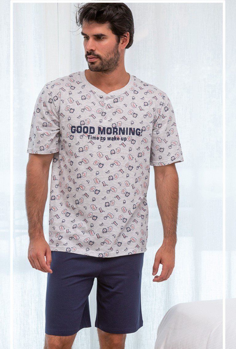 245021 PIJAMA HOMBRE MANGA CORTA VERANO MUSLHER