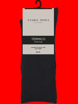 12766 CALCETIN MUJER TERMICO YSABEL MORA "PRECIO UNIT.: 1,24€"