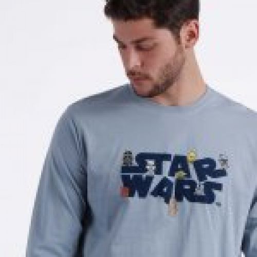 60724 PIJAMA CABALLERO INTERLOCK STARS WARS  ADMAS