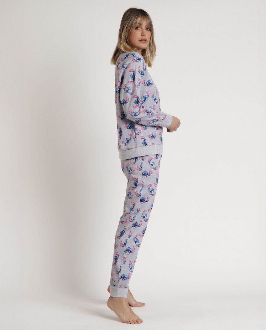 62674 PIJAMA MUJER ALGODON LILO & STITCH ADMAS