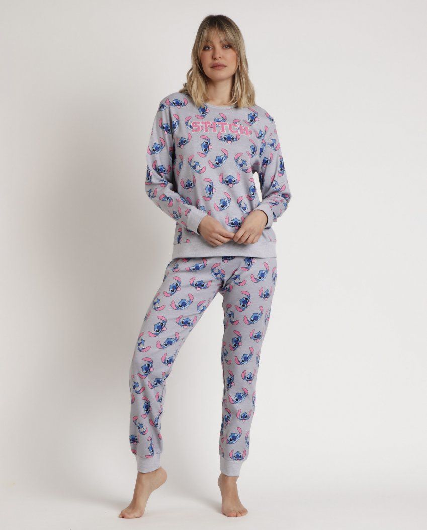 62674 PIJAMA MUJER ALGODON LILO & STITCH ADMAS