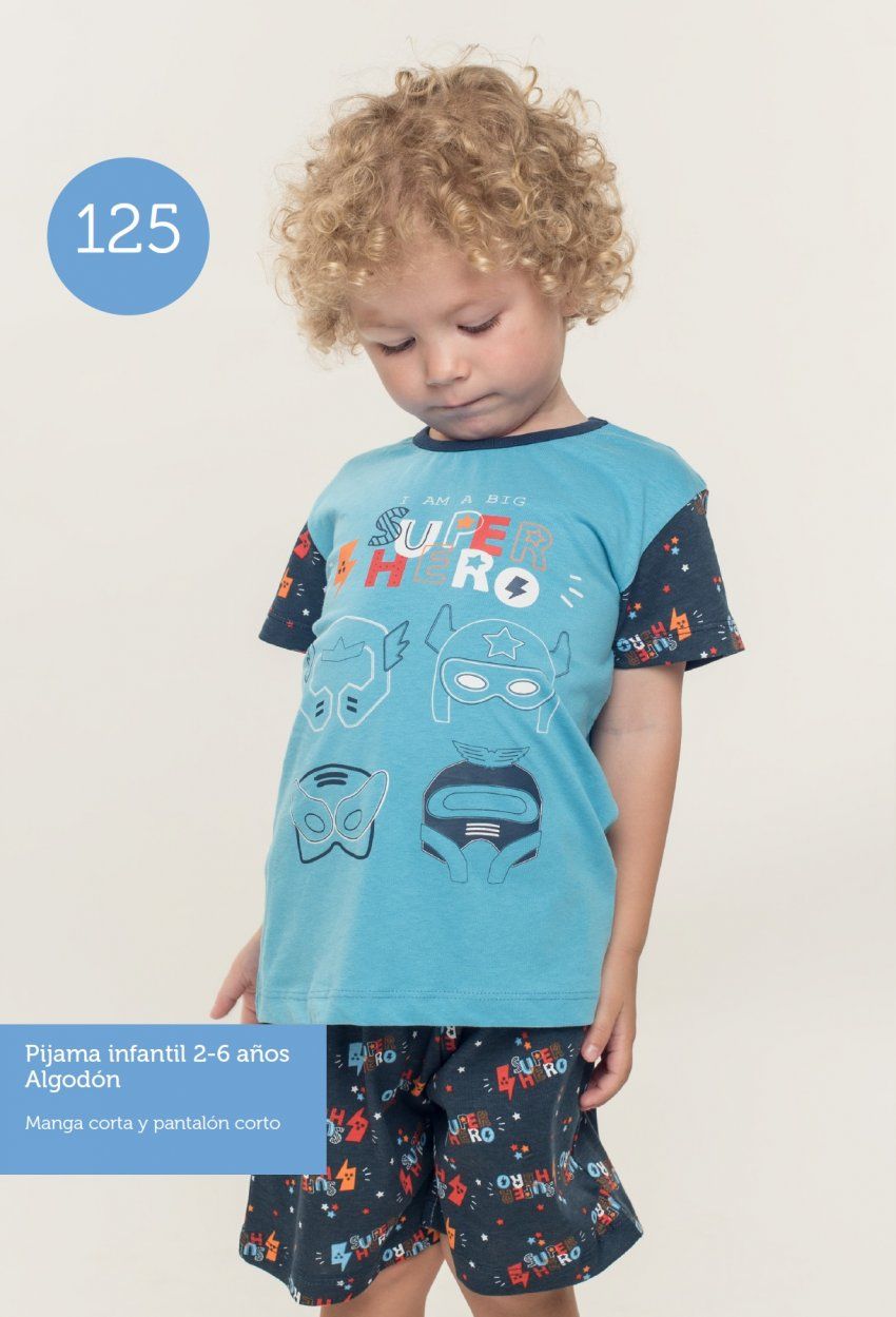 KN 125 PIJAMA NIÑO M/CORTA VERANO 2 A 6 KINANIT