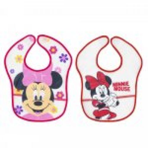 BIBPACK 1 20 PACK 2 BABEROS MINNIE VELCRO INTERBABY