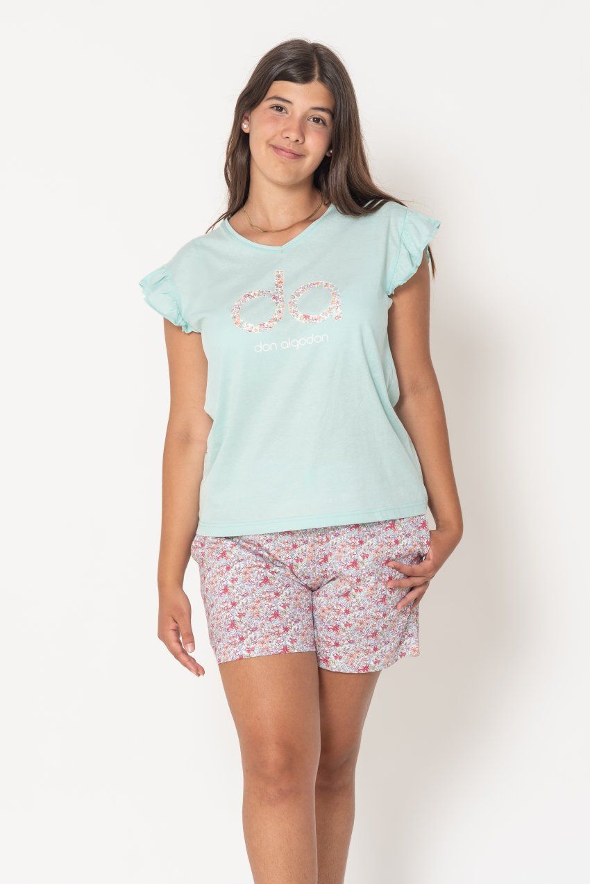 DA24403C PIJAMA SEÑORA VERANO DON ALGODON