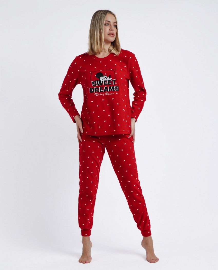 60551 PIJAMA SEÑORA MICROPOLAR MINNIE DISNEY ADMAS