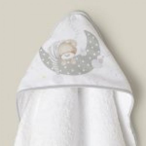 1225 CAPA BAÑO OSO DORMILON INTERBABY (TOALLA) 1X1 INTERBABY