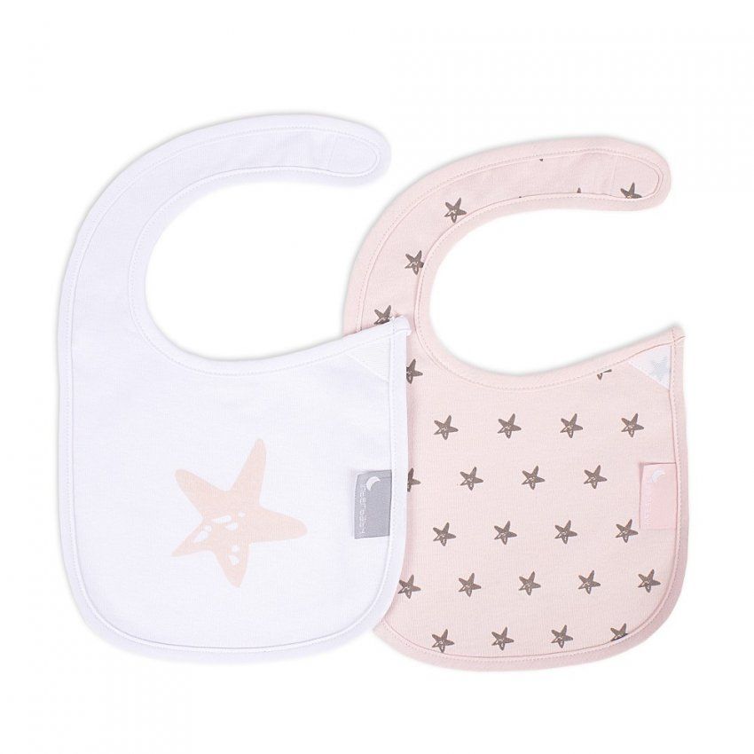 BABERO ALGODON ESTRELLA VELCRO  PACK 2 INTERBABY