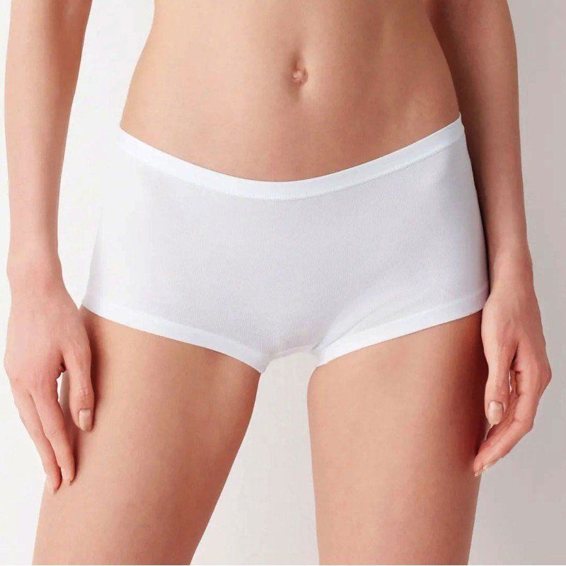 2 slip panty donna cotonella in cotone elasticizzato con profili comfort 2