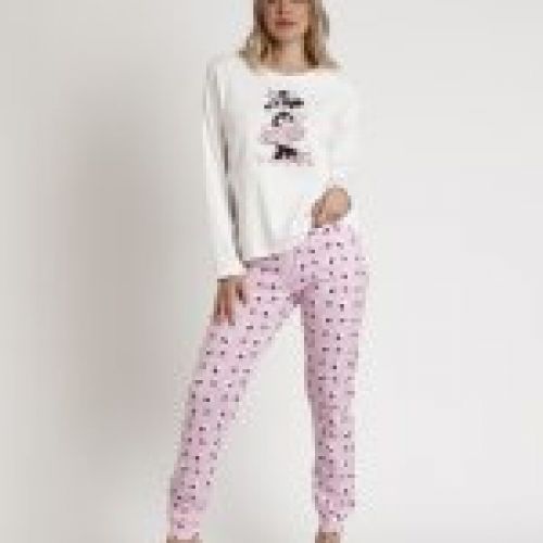 62274 PIJAMA SEÑORA MICKEY 100% ALGODON DISNEY ADMAS