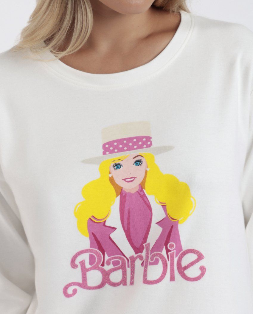 62955 PIJAMA MUJER 100% ALGODON BARBIE ADMAS