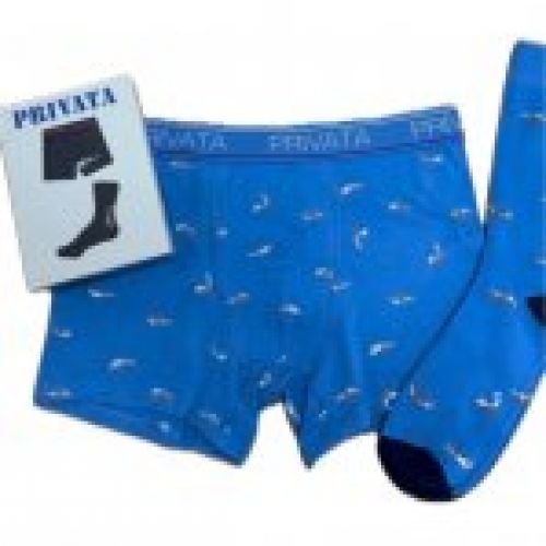 PV503 PACK BOXER MAS CALCETIN CAJA REGALO PRIVATA