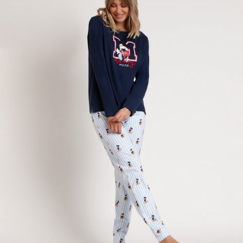 62662 PIJAMA SEÑORA MICKEY 100% ALGODON DISNEY ADMAS