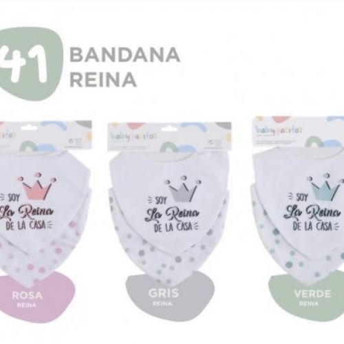 41 BABEROS BANDANA  PACK 2  REYNA BABY PASITOS