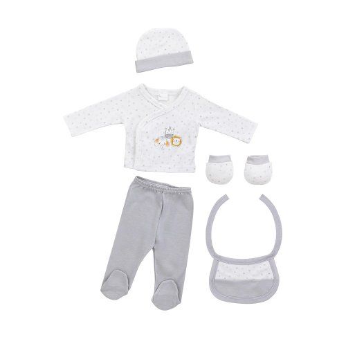 SET 22 CONJUNTO INFANTIL 5 PIEZAS ANIMALES NTERBABY