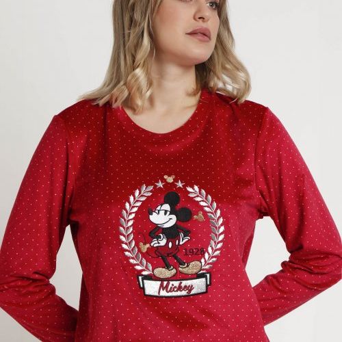 62316 PIJAMA MUJER VELVET MICKEY DISNEY