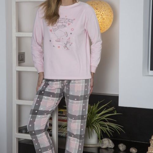 246623 PIJAMA SEÑORA VELVET SPANDEX MUSLHER