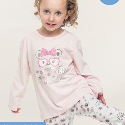 KN 221 PIJAMA NIÑa M/L ALGODON FINO  2 A 6 KINANIT