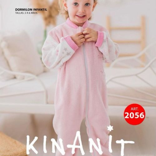 2056 PIJAMA NIÑA DORMILON CORALINA 2 A 6 KINANIT