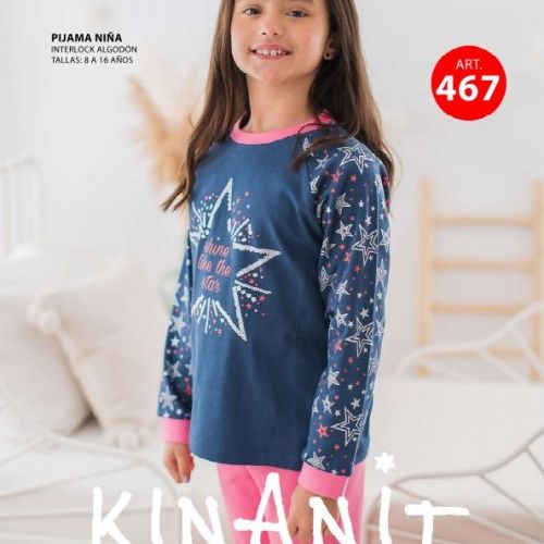 KN 467 PIJAMA INTERLOCK NIÑA