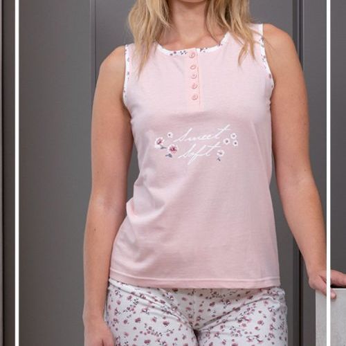 246013 PIJAMA MUJER TIRANTE ANCHO VERANO MUSLHER