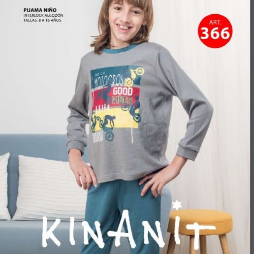 KN 366 PIJAMA INTERLOCK NIÑO