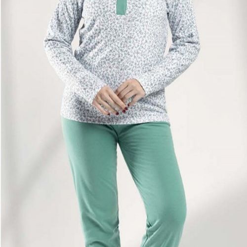 6523 PIJAMA INTERLOCK FELPA ESTAMPADO LIN