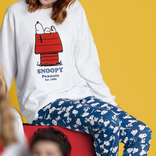 60436 PIJAMA SEÑORA ALGODON SNOOPY