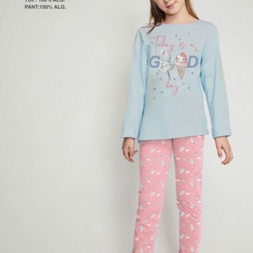 22117581  PIJAMA NIÑA 8 A 16 TOBOGAN