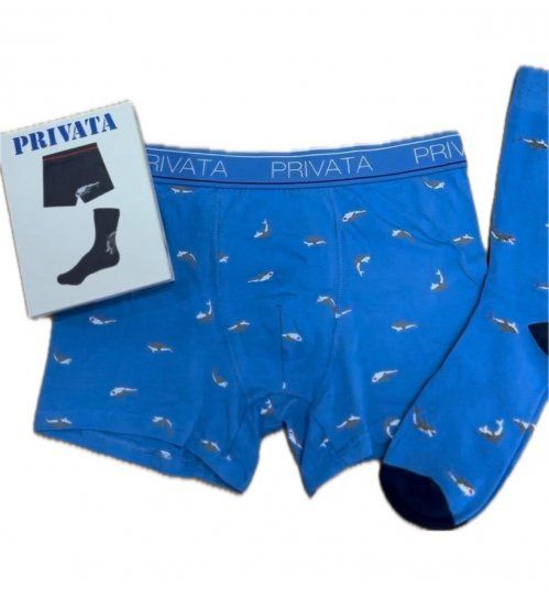 PV503 PACK BOXER MAS CALCETIN CAJA REGALO PRIVATA