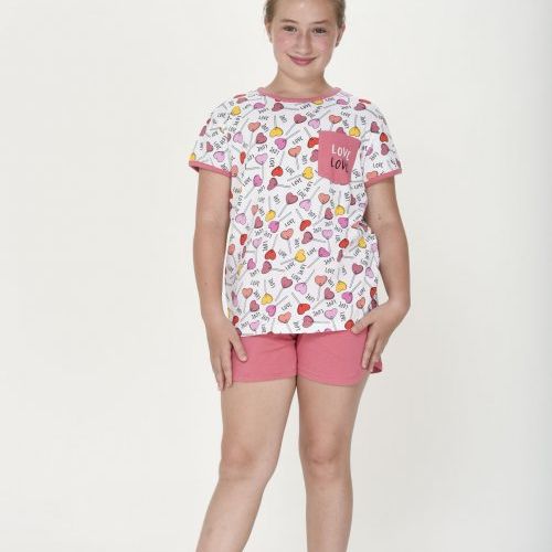 KN 406 PIJAMA NIÑA  VERANO 8 A 16  KINANIT