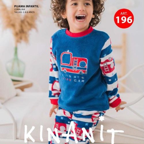 kn 196 pijama coralina 2 A 6 (NACARINA)  KINANIT