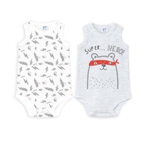 23110068 BODY BEBE PACK 2 MANGA CORTA (PRECIO UD:2.79€)  YATSI