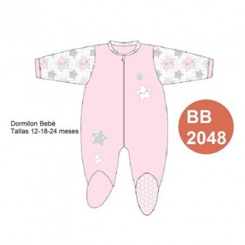 BB 2048 PIJAMA DORMILON BEBE 12 A 24M NACARINA KINANIT