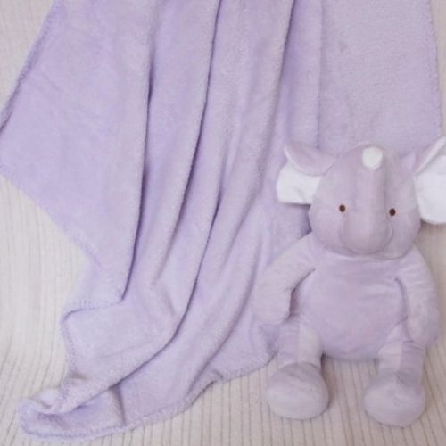 4072 MANTA + PELUCHE  ELEFANTE DUFFI BABY