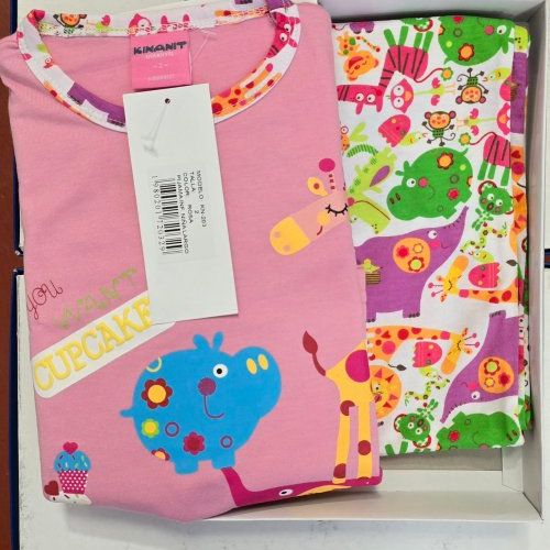 kn 203 pijama niña interlock kinanit